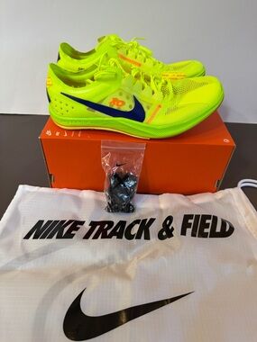 NEW NIKE ZOOMX DRAGONFLY XC spikes/shoes. DX7992 701 volt/concord - total orange